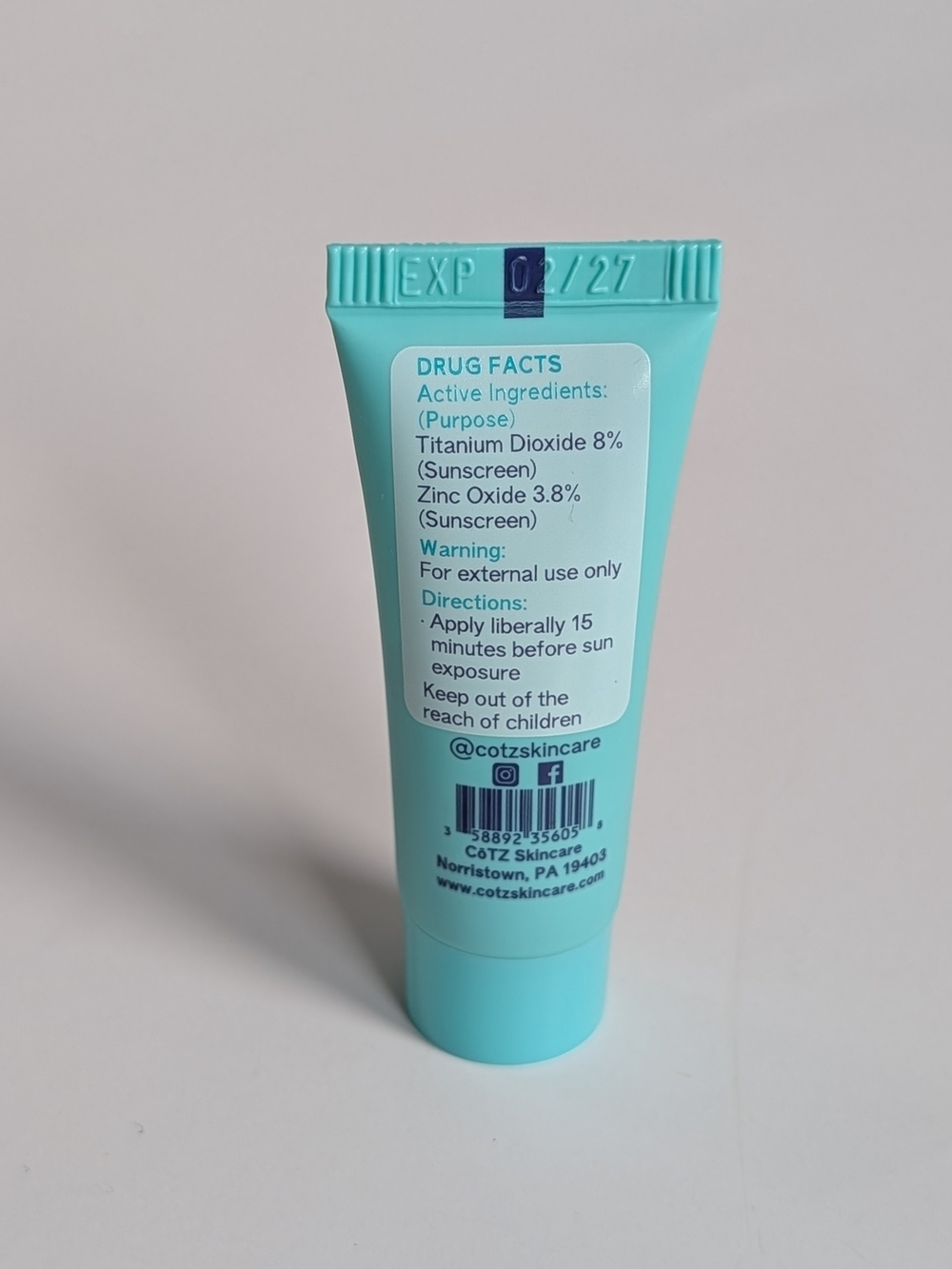 New Sealed CoTZ Face Prime & Protect SPF 40 Tinted Facial Primer - Set of 5! - Picture 3 of 3
